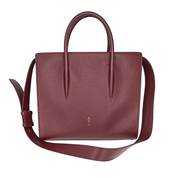 Christian Louboutin Medium Paloma Studs Leather Satchel Bag - Picture 3 of 8